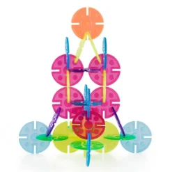 Piezas redondas para construir Interlox (96) - Guidecraft