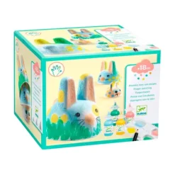 Pintura de dedos 3 conejos de Pascua - Djeco