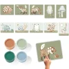 Pinturas de dedos y láminas Amigos del bosque - Little Dutch