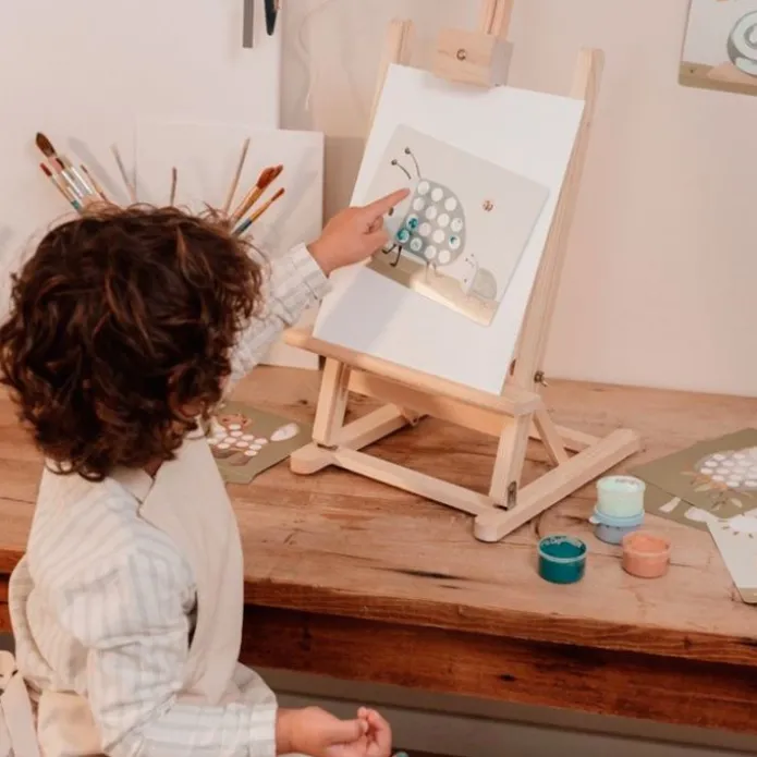 Pinturas de dedos y láminas Amigos del bosque - Little Dutch