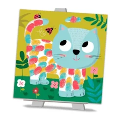 Pinturas de dedos y láminas Animales adorables - Crealign