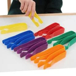 Pinzas grandes de colores (12) - EDX Education
