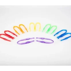 Pinzas grandes de colores translúcidos (12) - TickiT