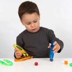 Pinzas grandes de colores translúcidos (12) - TickiT