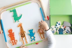Pizarra de madera portatil, doble cara - Hape
