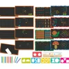Pizarras reversibles Montessori, fichas y plantillas para escritura y dibujo - Ludattica