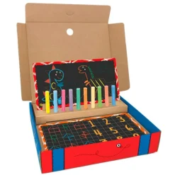 Pizarras reversibles Montessori, fichas y plantillas para escritura y dibujo - Ludattica