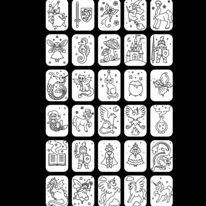 Plantillas de repuesto para Kidydraw Animales y cuentos (60) - Kidywolf