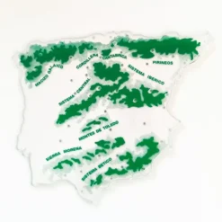 Plantillas mapas España: provincias, cordilleras y ríos (3)
