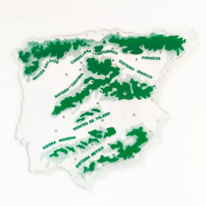 Plantillas mapas España: provincias, cordilleras y ríos (3)