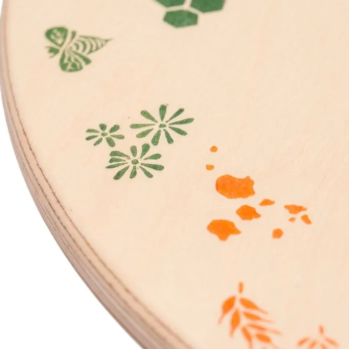 Plataforma redonda 4 estaciones de madera para calendario perpetuo - Grapat
