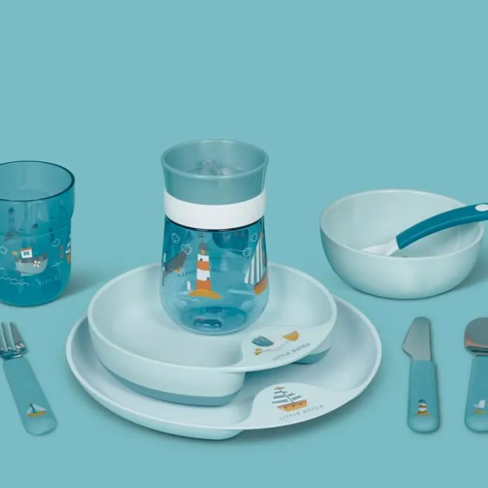 Plato azul Sailors Mepal - Little Dutch