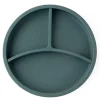 Plato con separador y ventosa azul - Silicona - Eco Rascals
