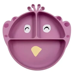 Plato de silicona con compartimentos pavo real - Trixie