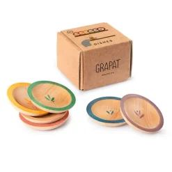 Platos de madera de colores Dishes (12) - Grapat