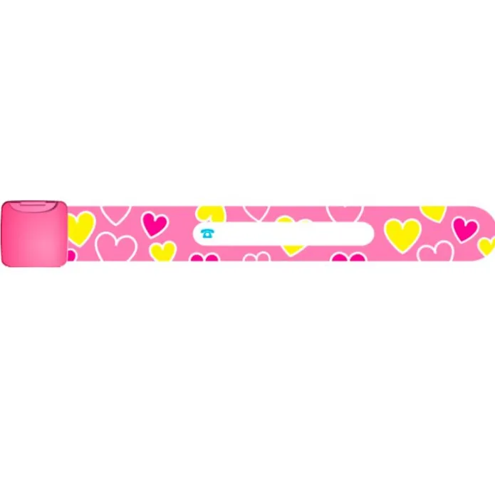 Pulsera identificativa Infoband corazones - BTBOX