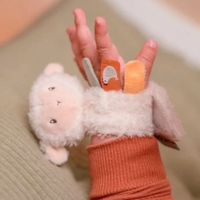Pulsera sonajero de peluche Oveja - Little Dutch