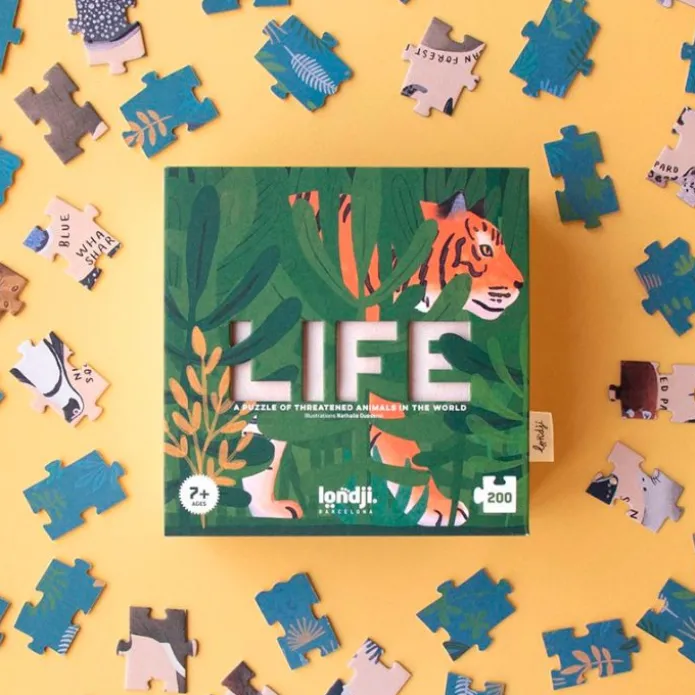 Puzle animales salvajes Life 200 piezas - Londji