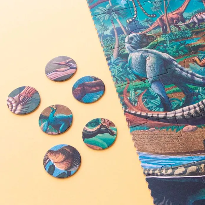 Puzle de dinosaurios Age of Dinosaurs 100 piezas - Londji