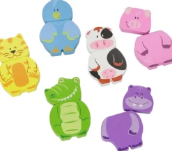 Puzle de madera animales magnéticos 12 piezas - Goula