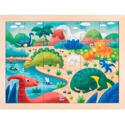 Puzle de madera Dinosaurios 24 piezas - Hape