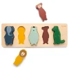 Puzle de madera encajable 5 animales - Trixie