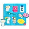 Puzle de madera encajable baño 8 piezas - Goula