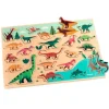 Puzle de madera encajable Dinosaurios - Djeco