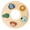 Puzle de madera encajable redondo animales - Trixie