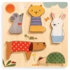 Puzle de madera encajable Woodypets - Djeco