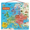Puzle de madera mapa de Europa magnético 40 piezas - Janod
