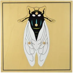 Puzle de madera mosca - Montessori