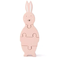 Puzle de madera silueta de conejo 4 piezas - Trixie