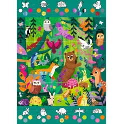 Puzle de observación Bosque 54 piezas - Djeco