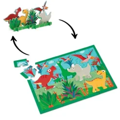 Puzle dinosaurios 3D 36 piezas - Scratch