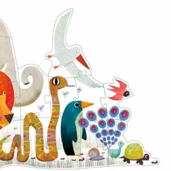 Puzle gigante Desfile de animales 36 piezas - Djeco