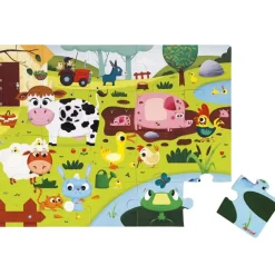 Puzle Granja táctil con texturas 20 piezas - Janod