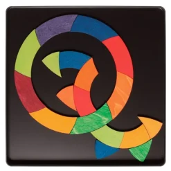 Puzle magnético de madera círculo de colores - Grimm's