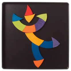 Puzle magnético de madera círculo de colores - Grimm's