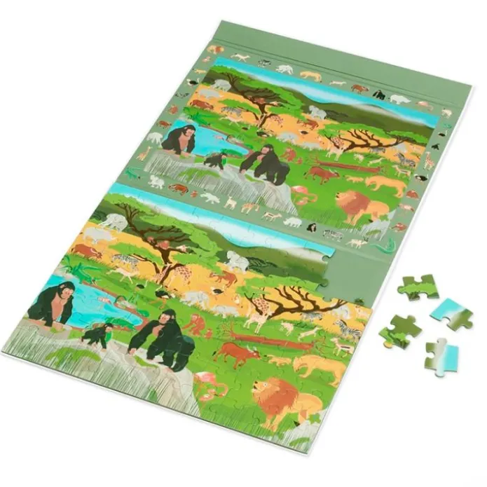 Puzle magnético Discovery Sabana 80 piezas - Scratch