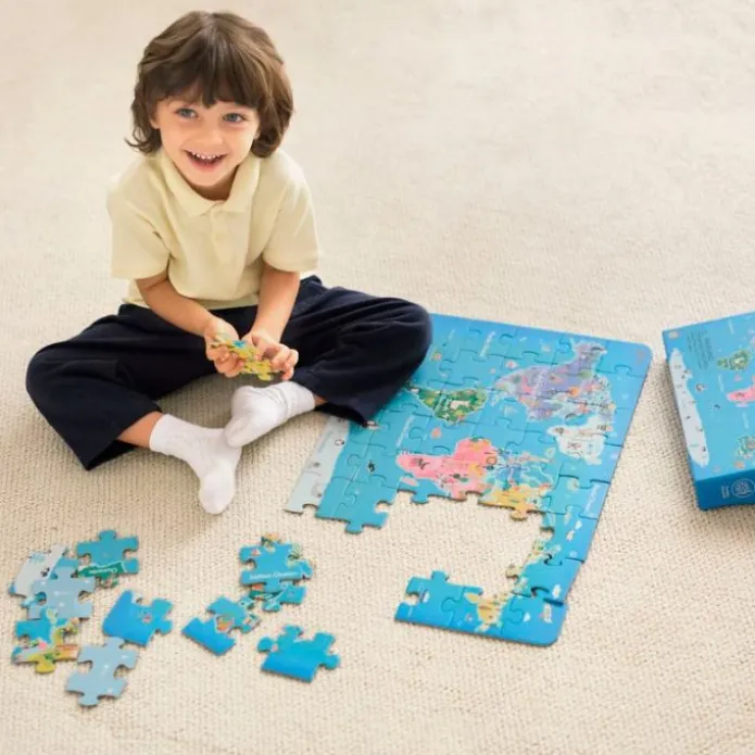 Puzle mapamundi 48 piezas - Classic World