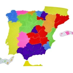 Puzle mapa provincias de España translúcido - Sumando Momentos