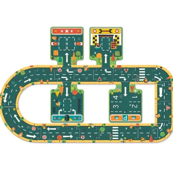 Puzle Pop To Play carreteras 21 piezas - Djeco