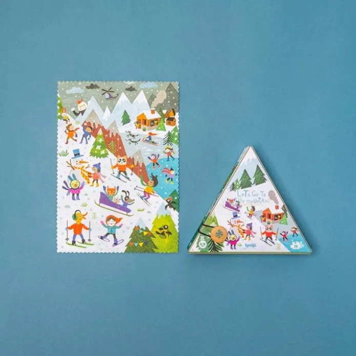 Puzle reversible Let's go to the mountain 36 piezas - Londji