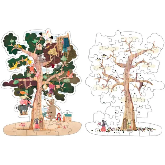 Puzle reversible primavera y otoño My Tree 50 piezas - Londji