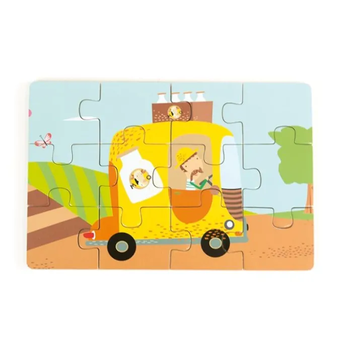 Puzles de madera Diorama Transport (4) - Andreu Toys