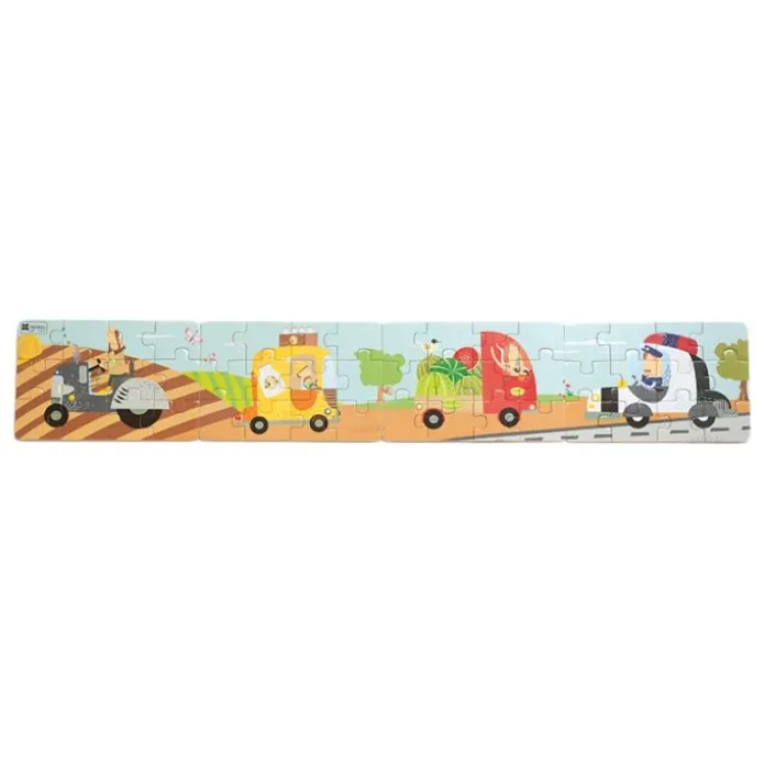 Puzles de madera Diorama Transport (4) - Andreu Toys