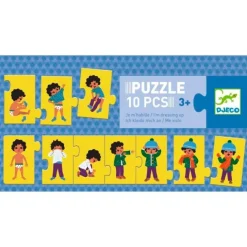 Puzle secuencial Me visto 10 piezas - Djeco