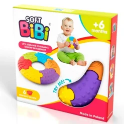 Puzle sensorial texturizado Círculo (6) - Soft BiBi