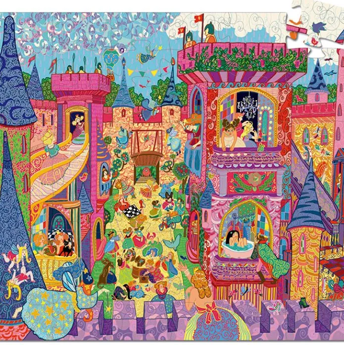 Puzle silueta Castillo de cuentos 54 piezas - Djeco